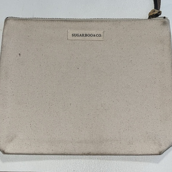 NWT- SugarBoo & Co. Canvas cosmetic bag. - Picture 3 of 6